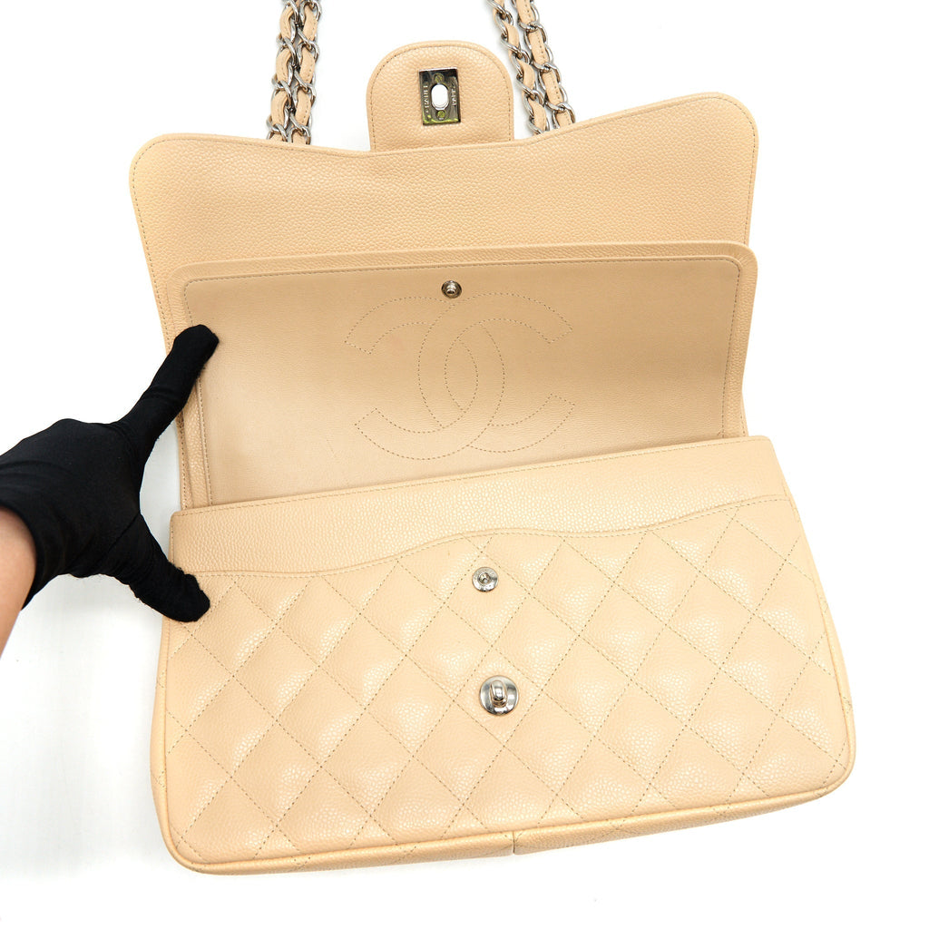 chanel-classic-jumbo-double-flap-bag-caviar-beige-shw