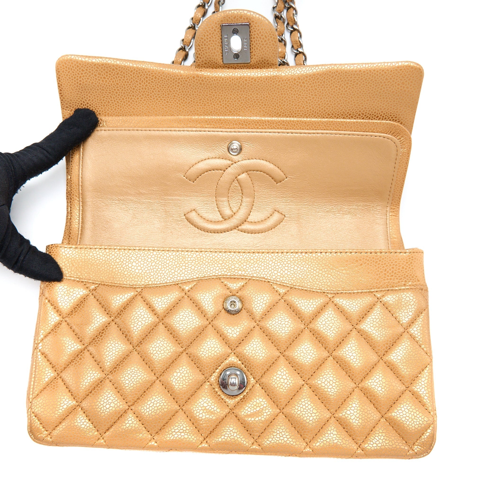 copy-of-chanel-medium-classic-double-flap-bag-caviar-metallic-iridescent-shw