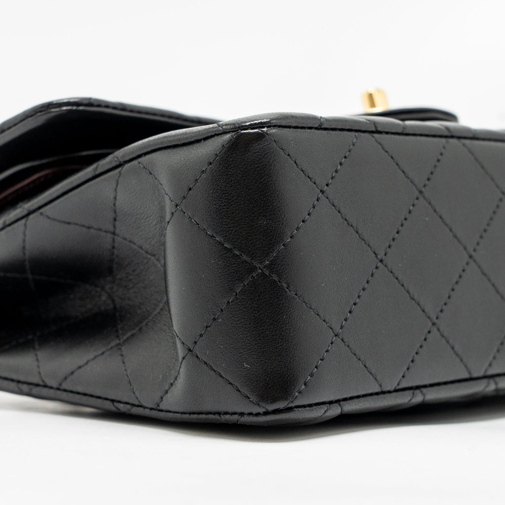 chanel-small-classic-double-flap-bag-lambskin-black-lghw-microchip
