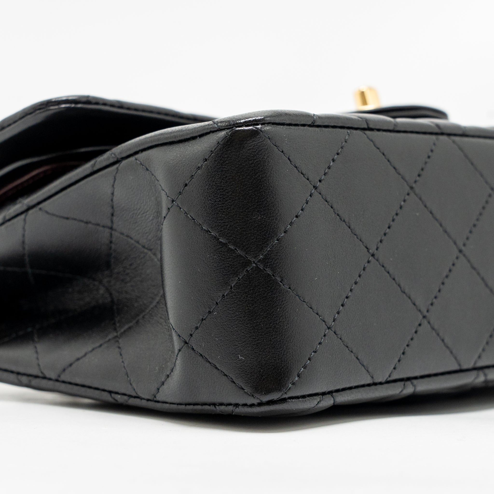chanel-small-classic-double-flap-bag-lambskin-black-lghw-microchip