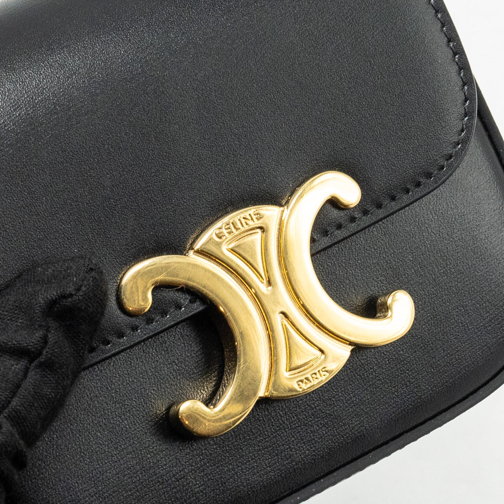 celine-celine-claude-calfskin-black-ghw