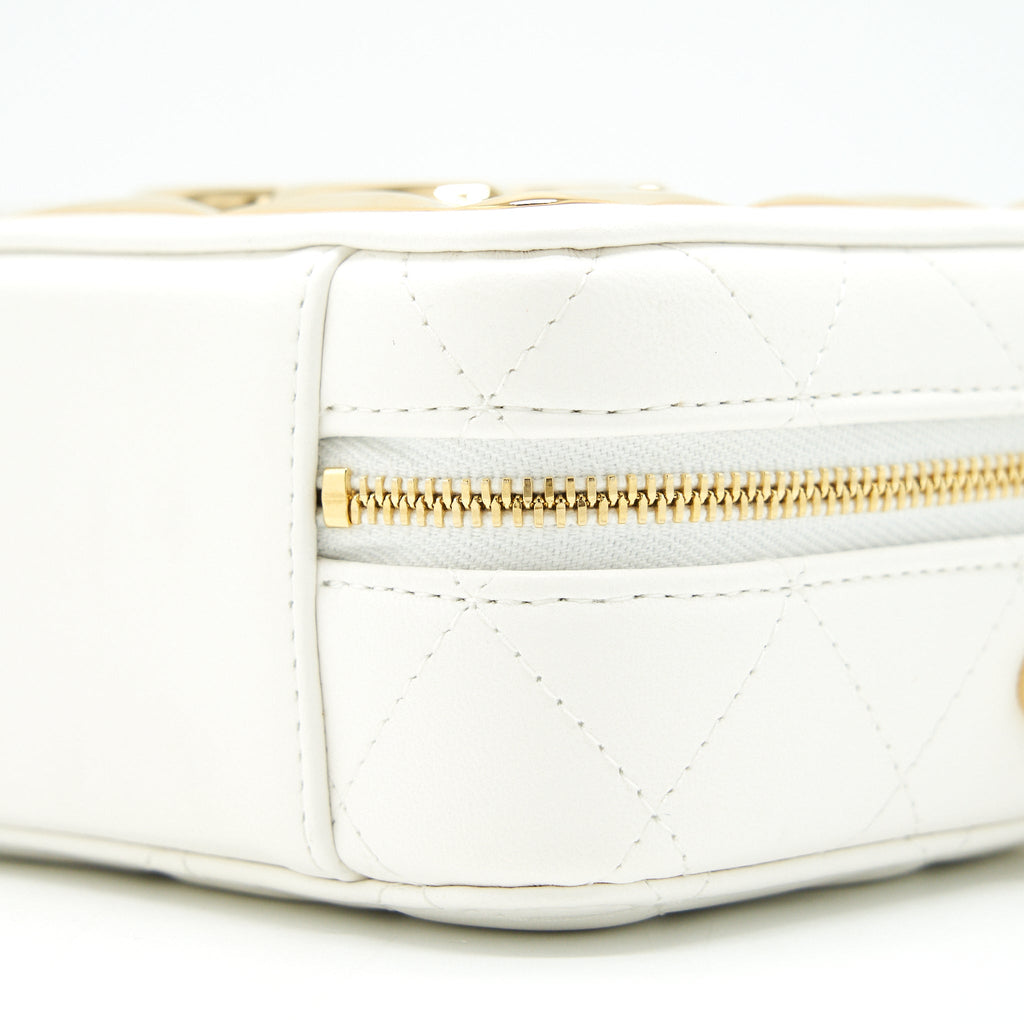 chanel-21k-small-metal-plate-vanity-with-chain-white-ghw