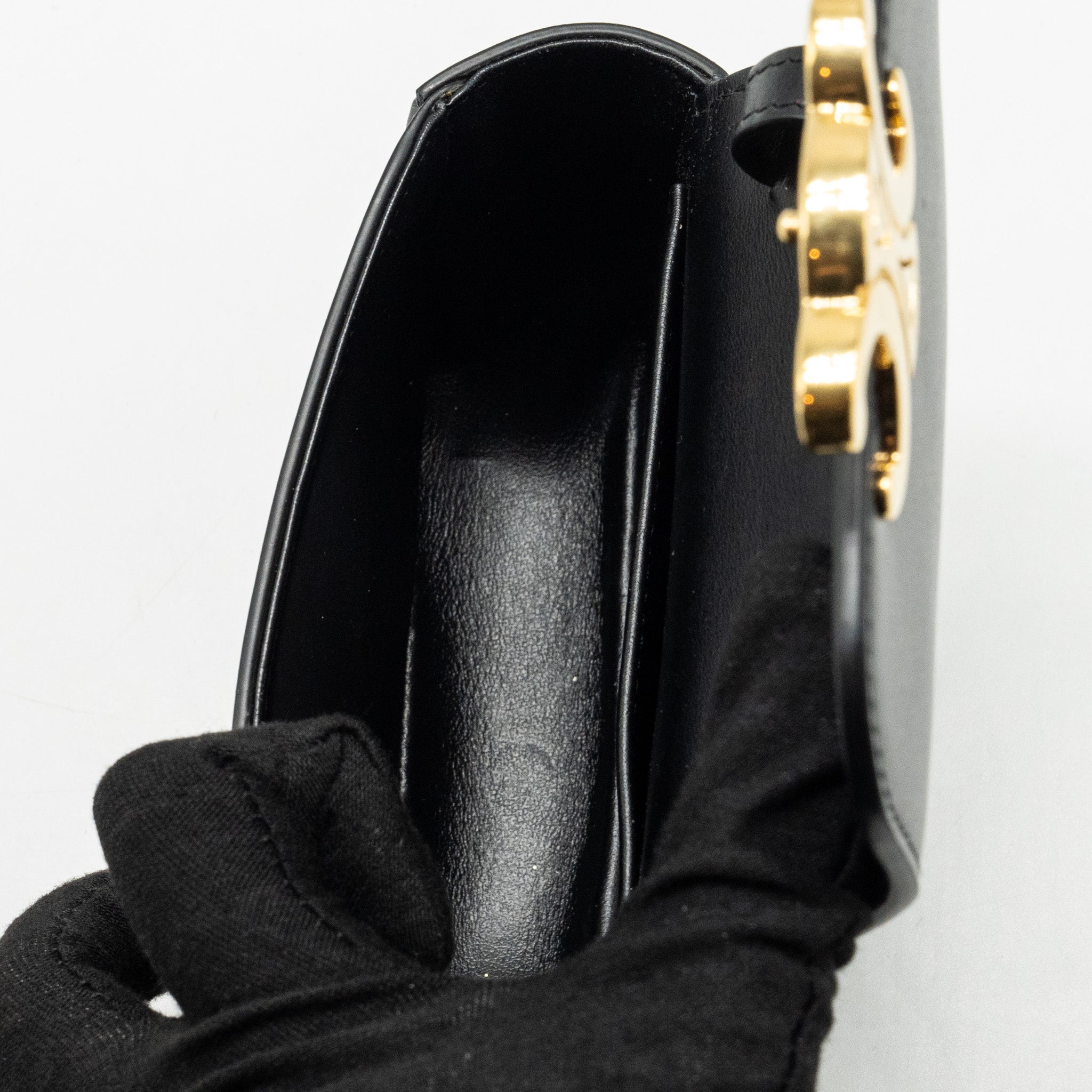 celine-celine-claude-calfskin-black-ghw