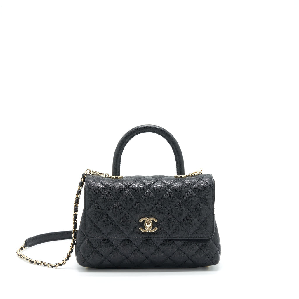 chanel-22p-small-coco-handle-caviar-black-lghw-microchip-1
