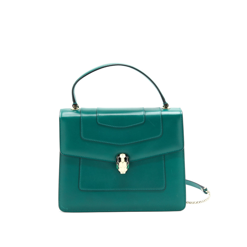 bvlgari-top-handle-serpenti-forever-bag-green