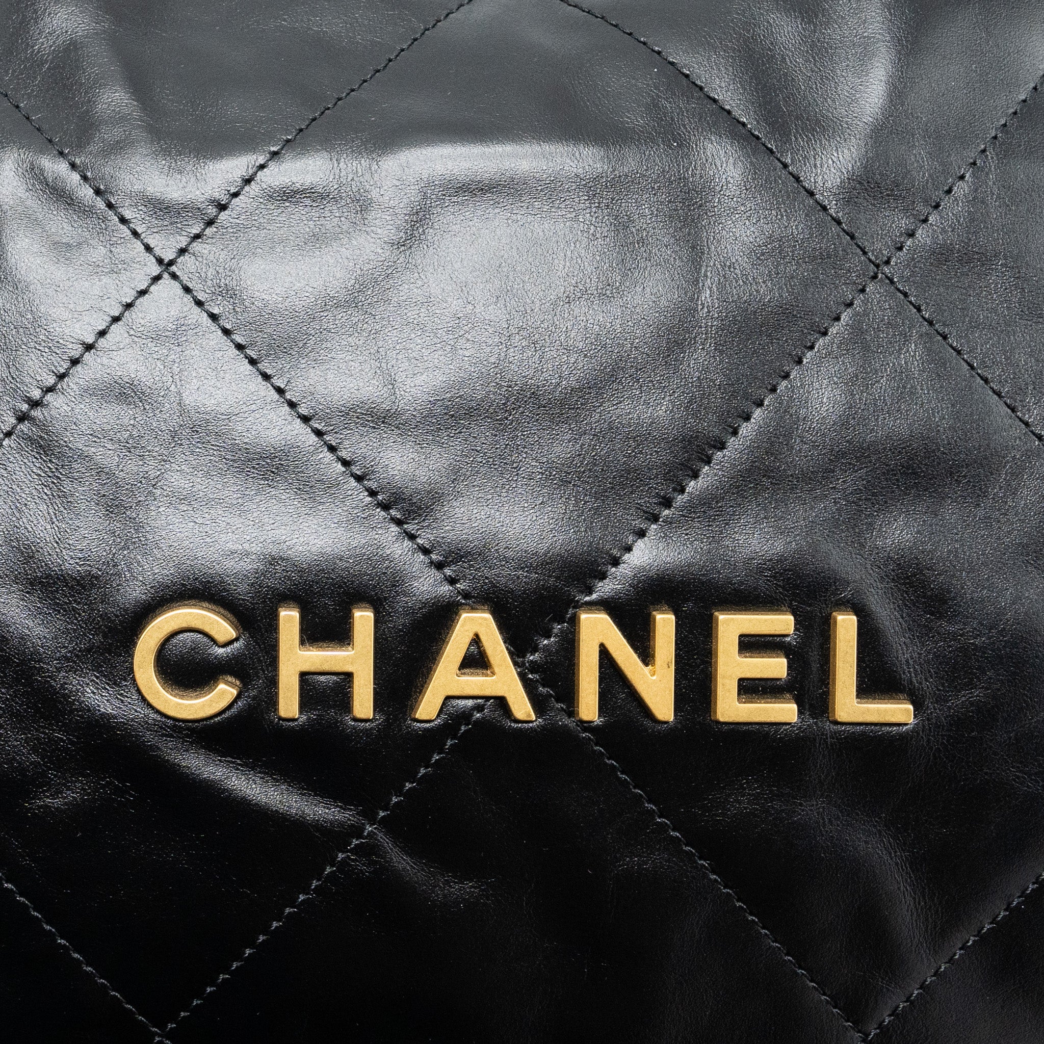 chanel-small-22-bag-gold-letter-shiny-calfskin-black-brushed-ghwmicrochip