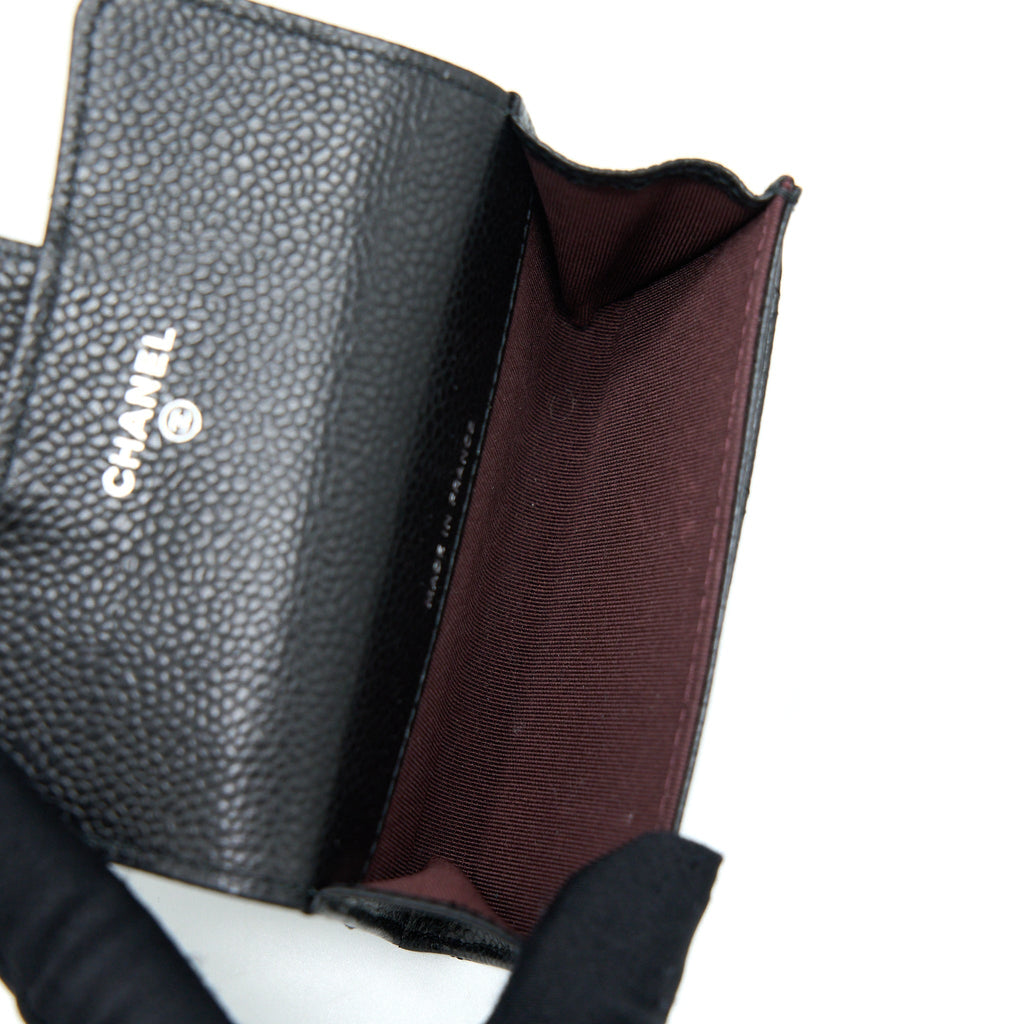 chanel-classic-flap-card-holder-caviar-black-shw-3