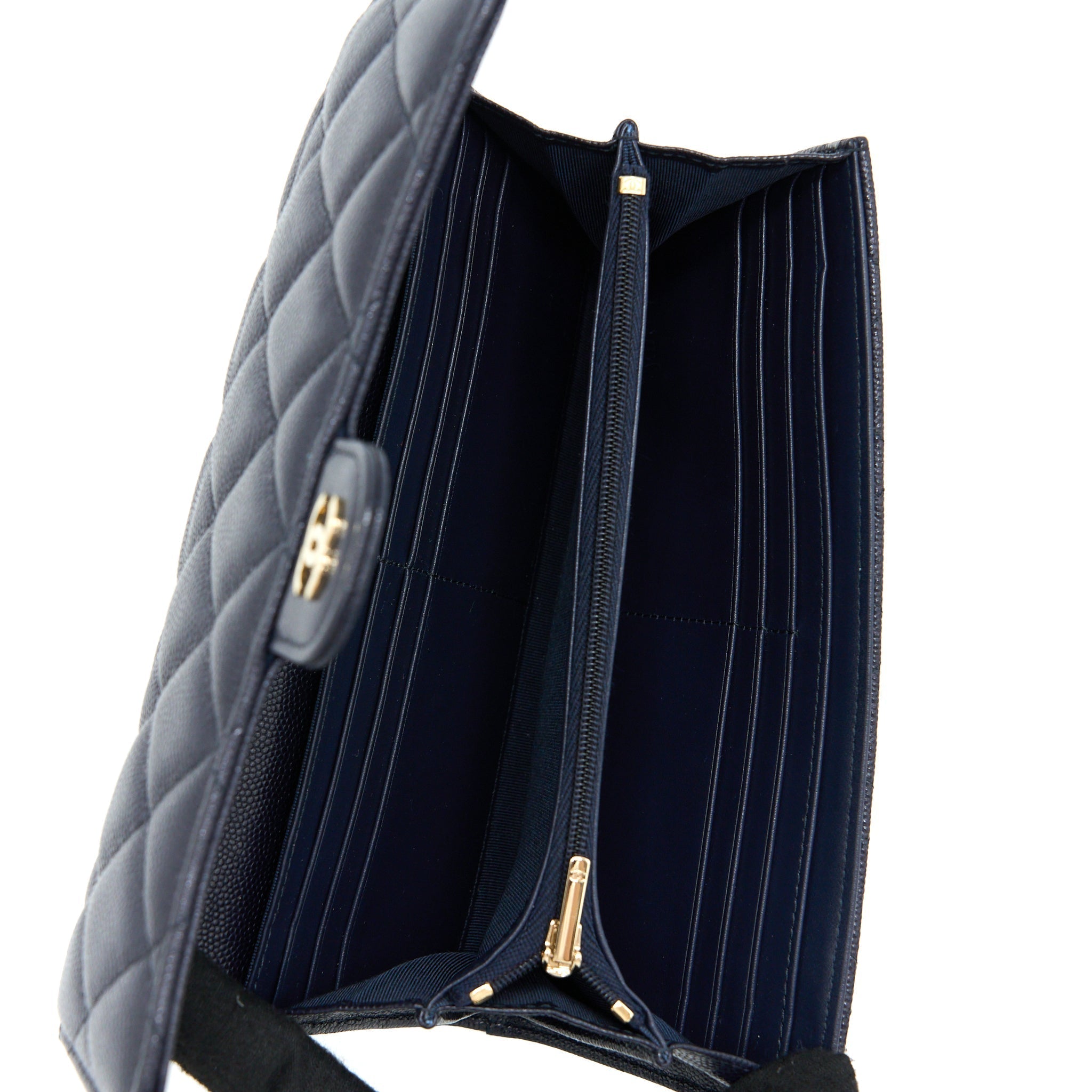 chanel-classic-flap-long-wallet-caviar-dark-blue-lghw