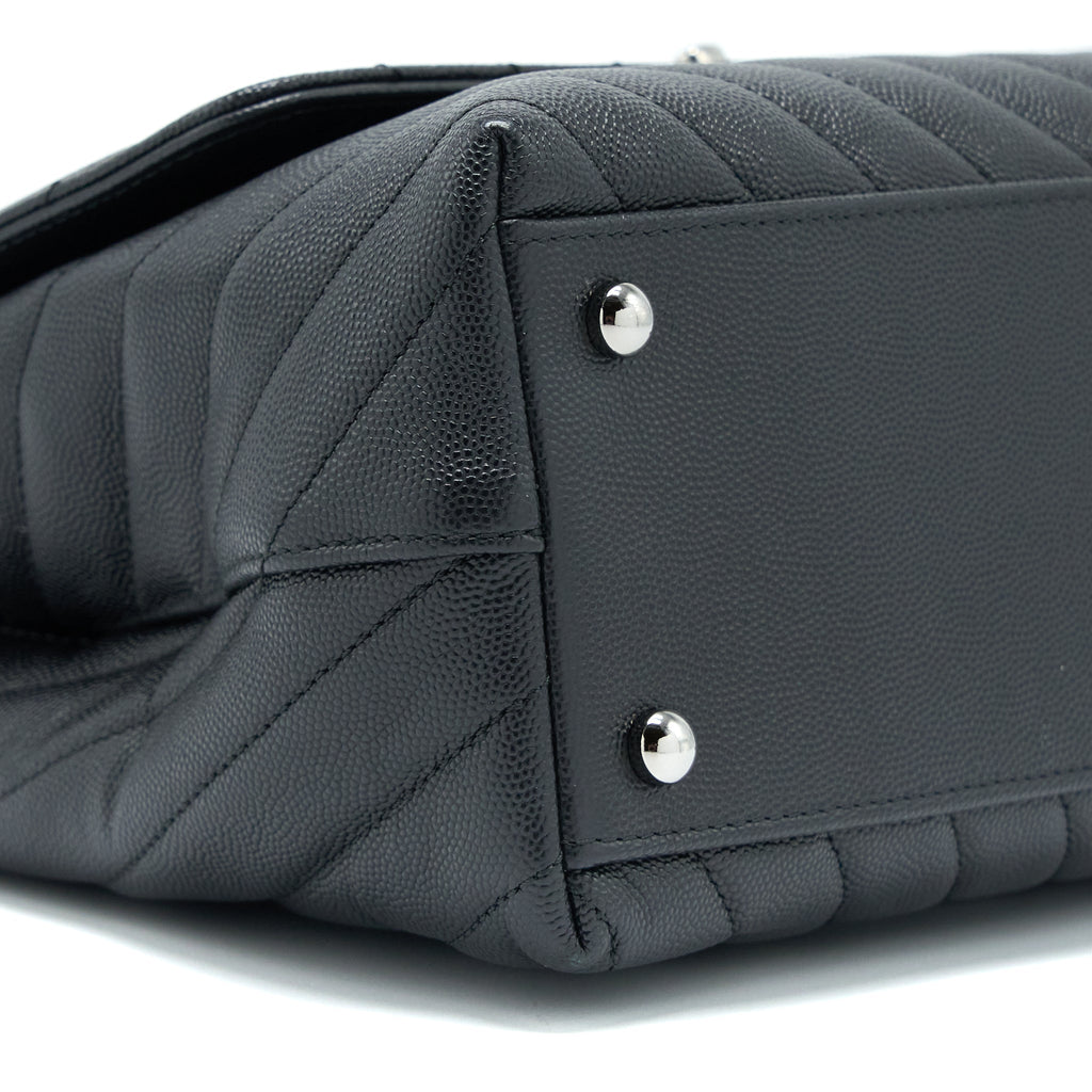 copy-of-chanel-medium-coco-handle-chevron-caviar-black-shw