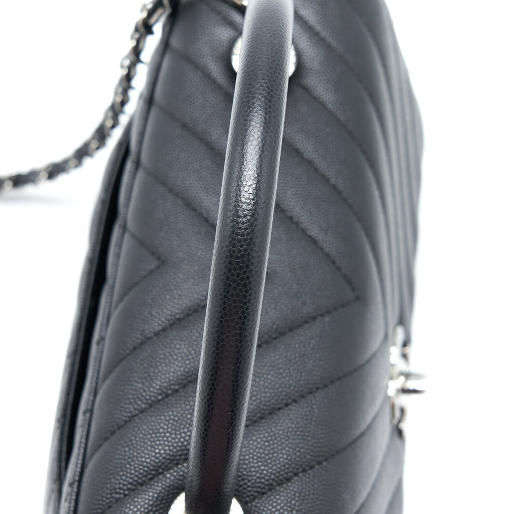 copy-of-chanel-medium-coco-handle-chevron-caviar-black-shw