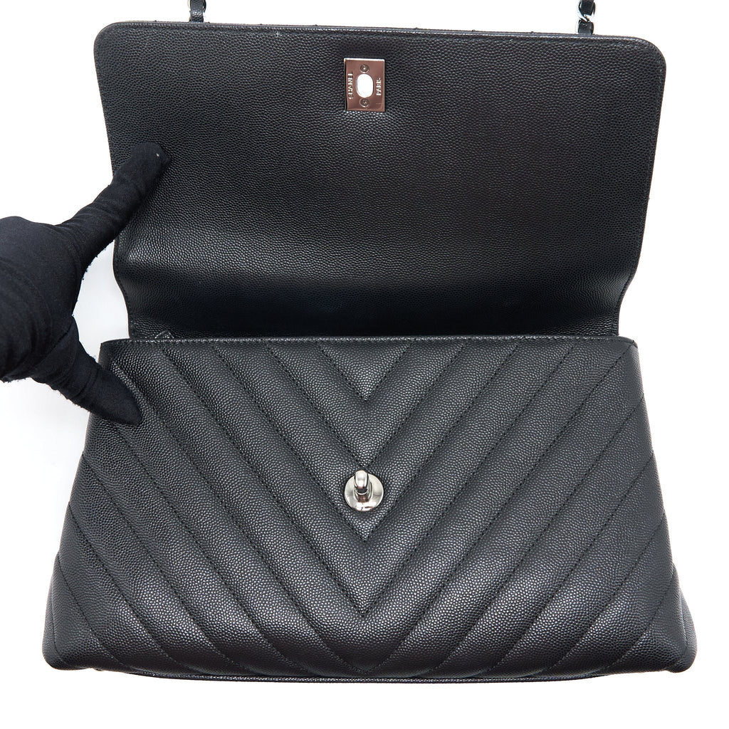 copy-of-chanel-medium-coco-handle-chevron-caviar-black-shw