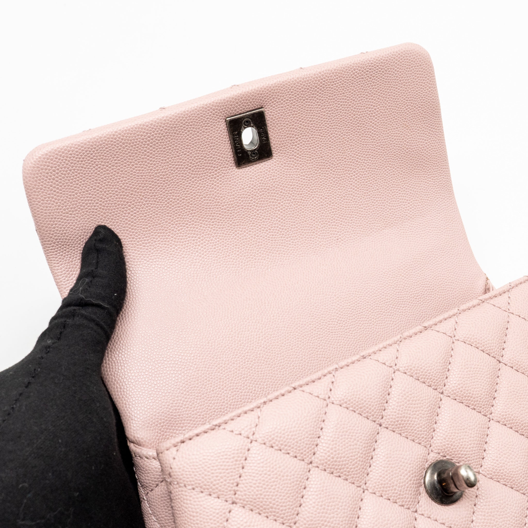 chanel-small-coco-handle-caviar-pink-ruthenium-shw