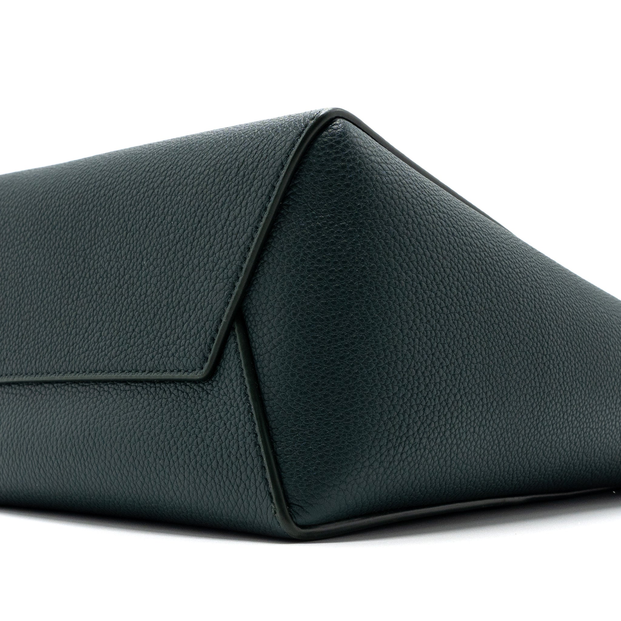 celine-sangle-bucket-bag-calfskin-dark-green-ghw