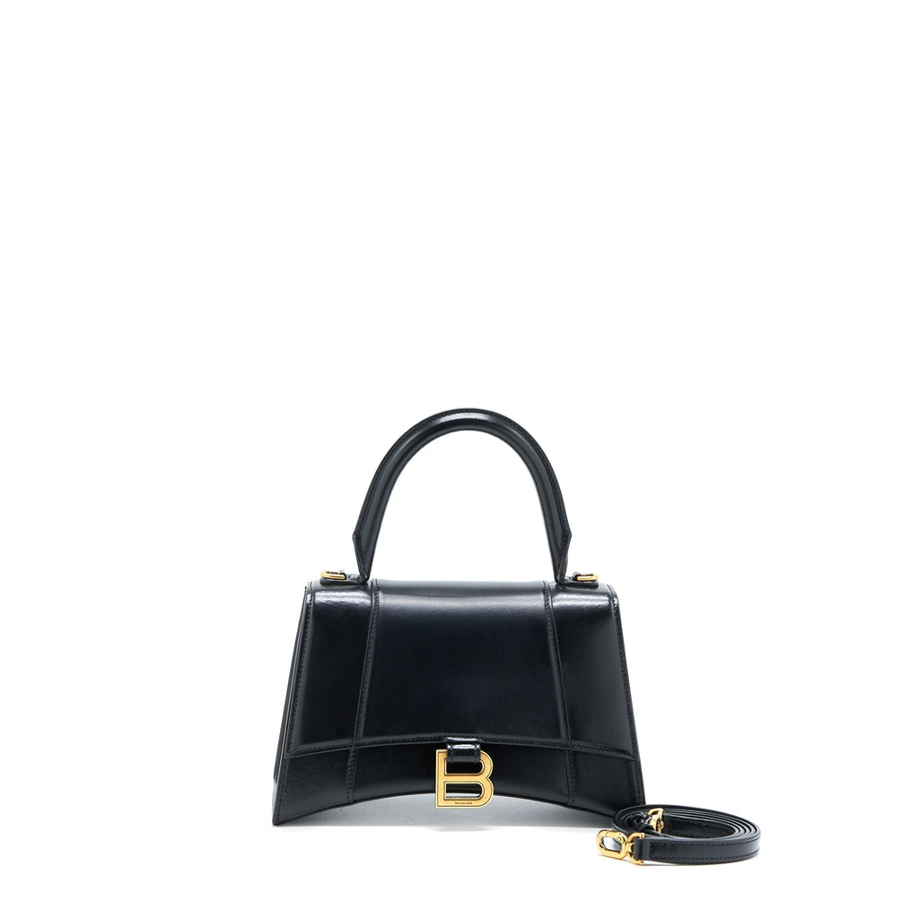 balenciaga-hourglass-small-handbag-box-calfskin-black-ghw