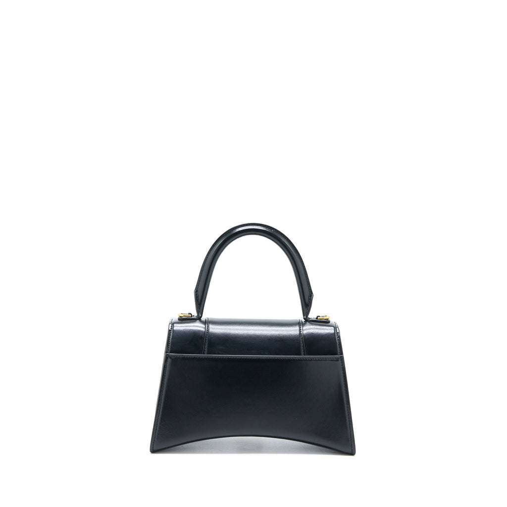 balenciaga-hourglass-small-handbag-box-calfskin-black-ghw