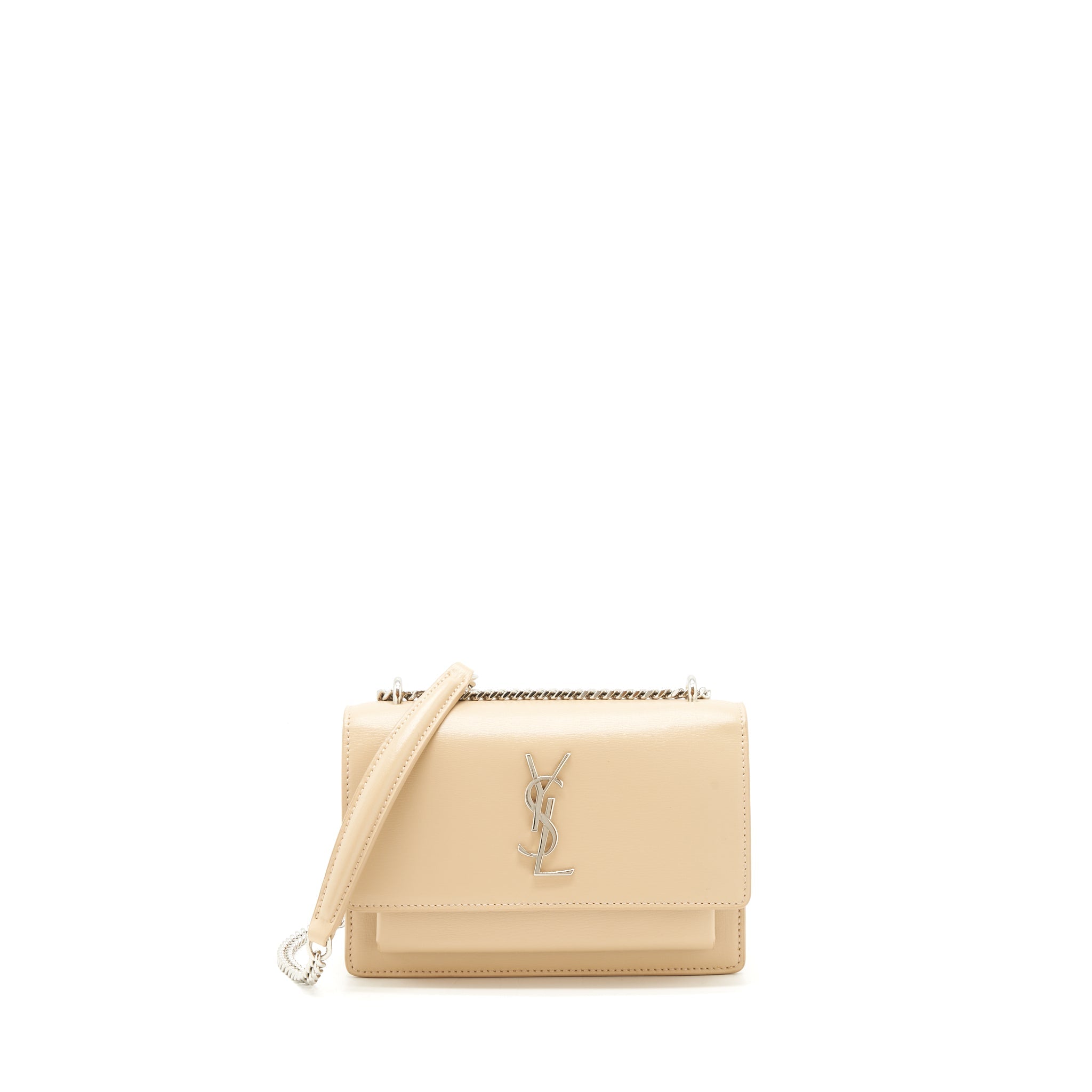 saint-laurent-mini-sunset-calfskin-beige-shw