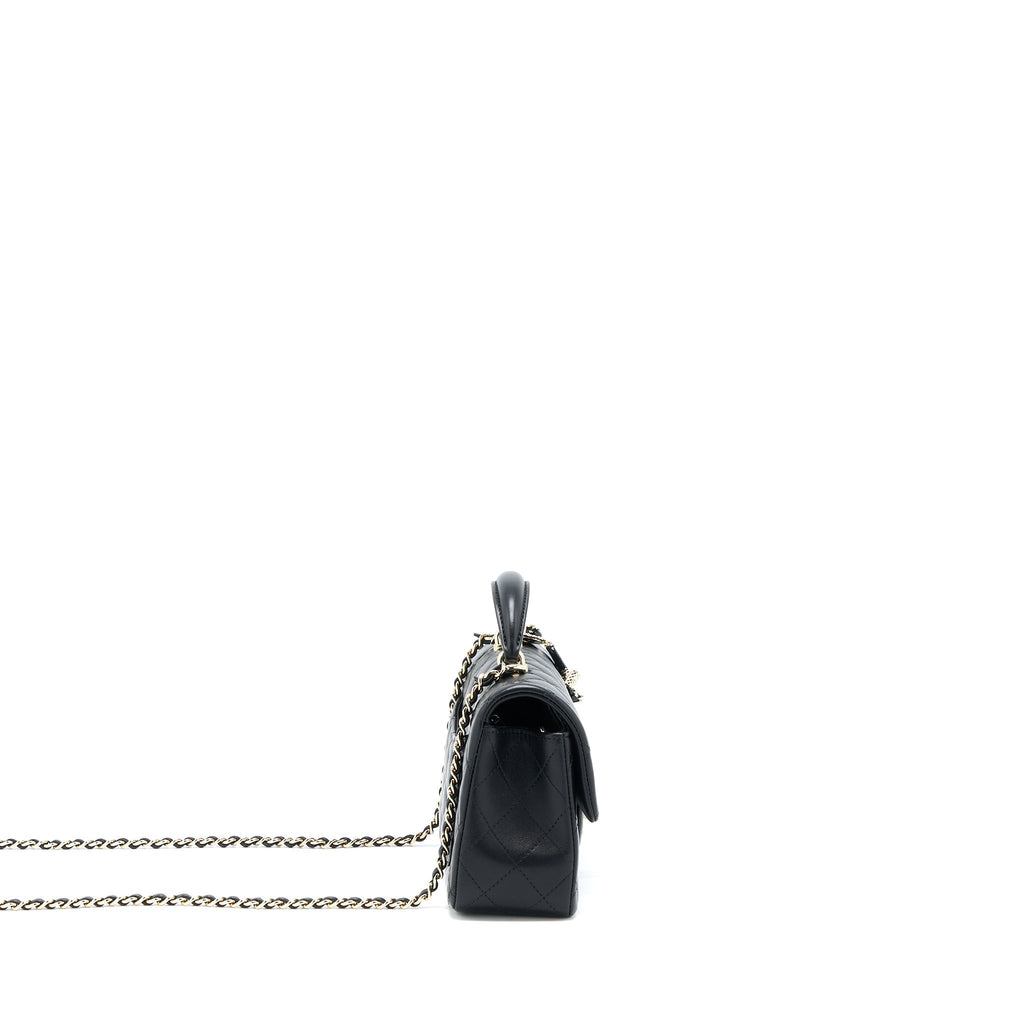 chanel-22p-top-handle-mini-rectangular-with-lion-charm-lghw-microchip