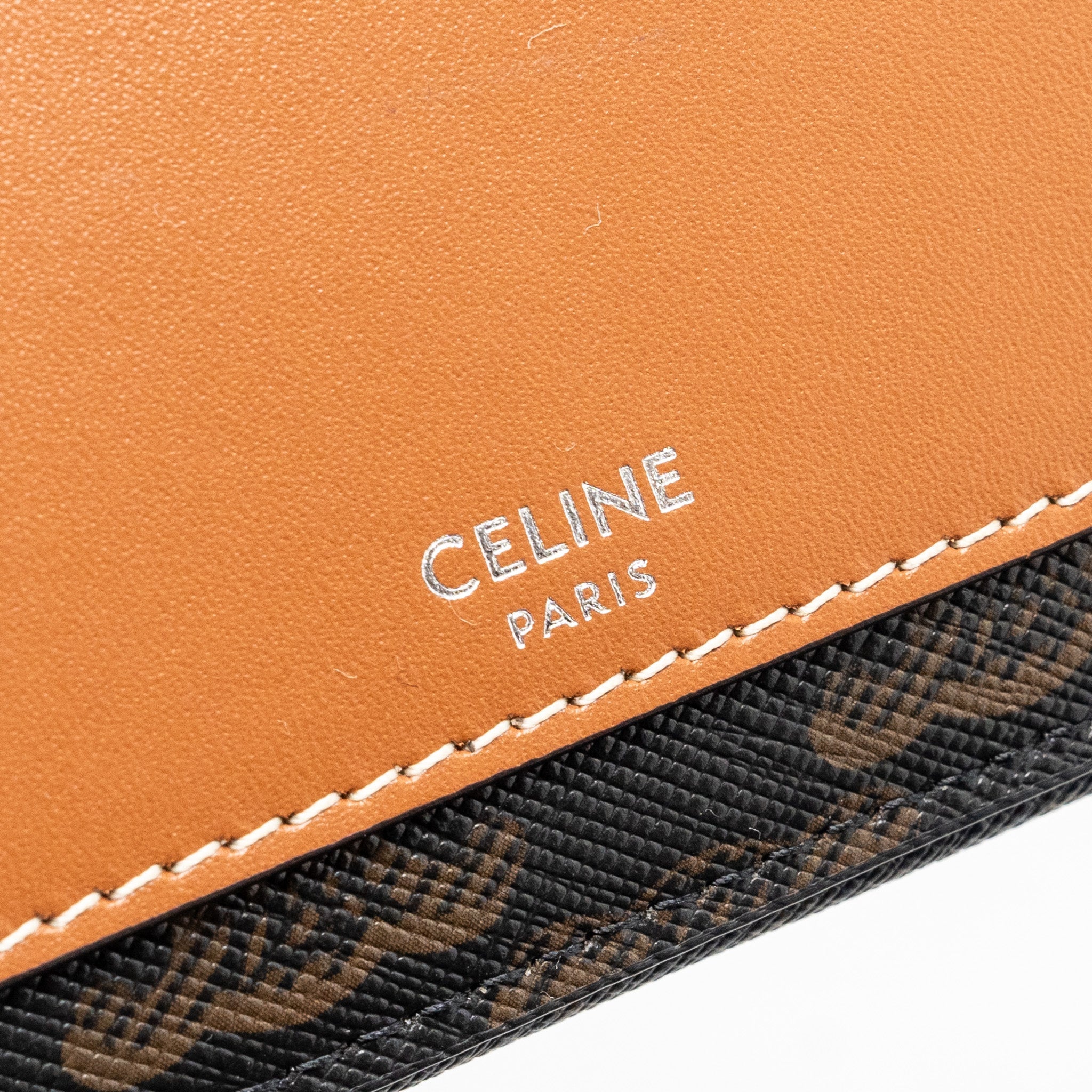 celine-horizontal-triomphe-logo-print-pouch-coated-canvas-leather-tan-brown-shw-copy