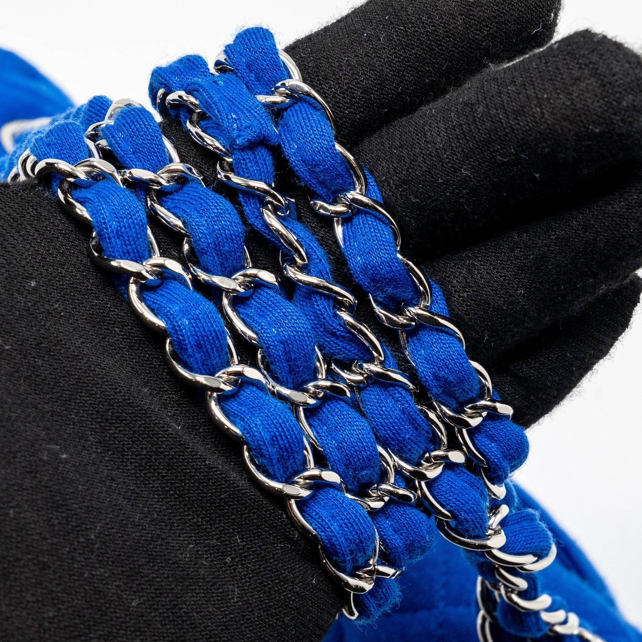 chanel-medium-classic-double-flap-bag-fabric-blue-shw
