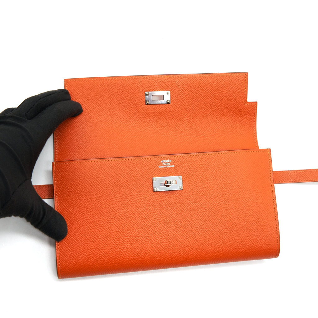 hermes-kelly-long-wallet-orange-shw-epsom-leather