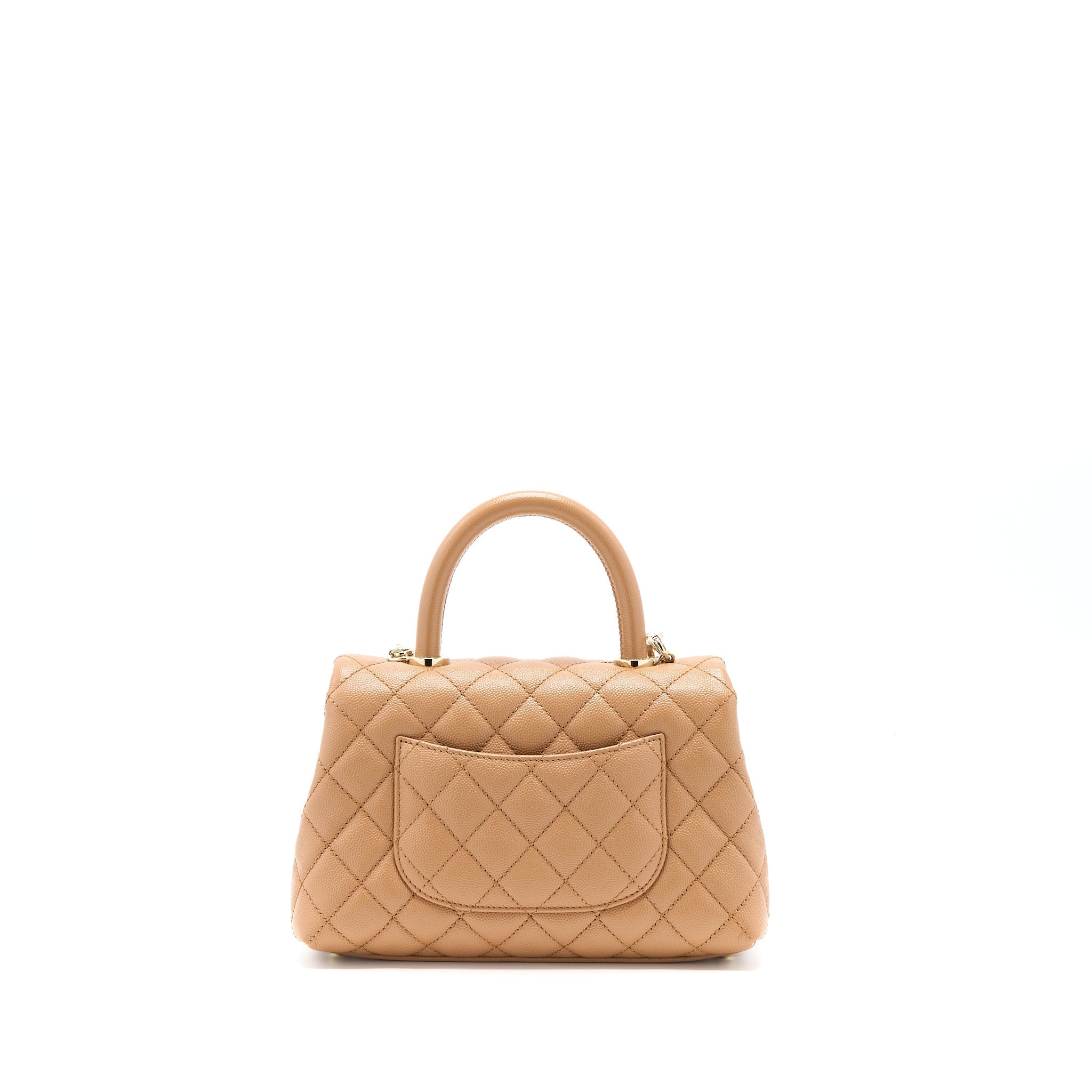 chanel-small-coco-handle-caviar-brown-ghw