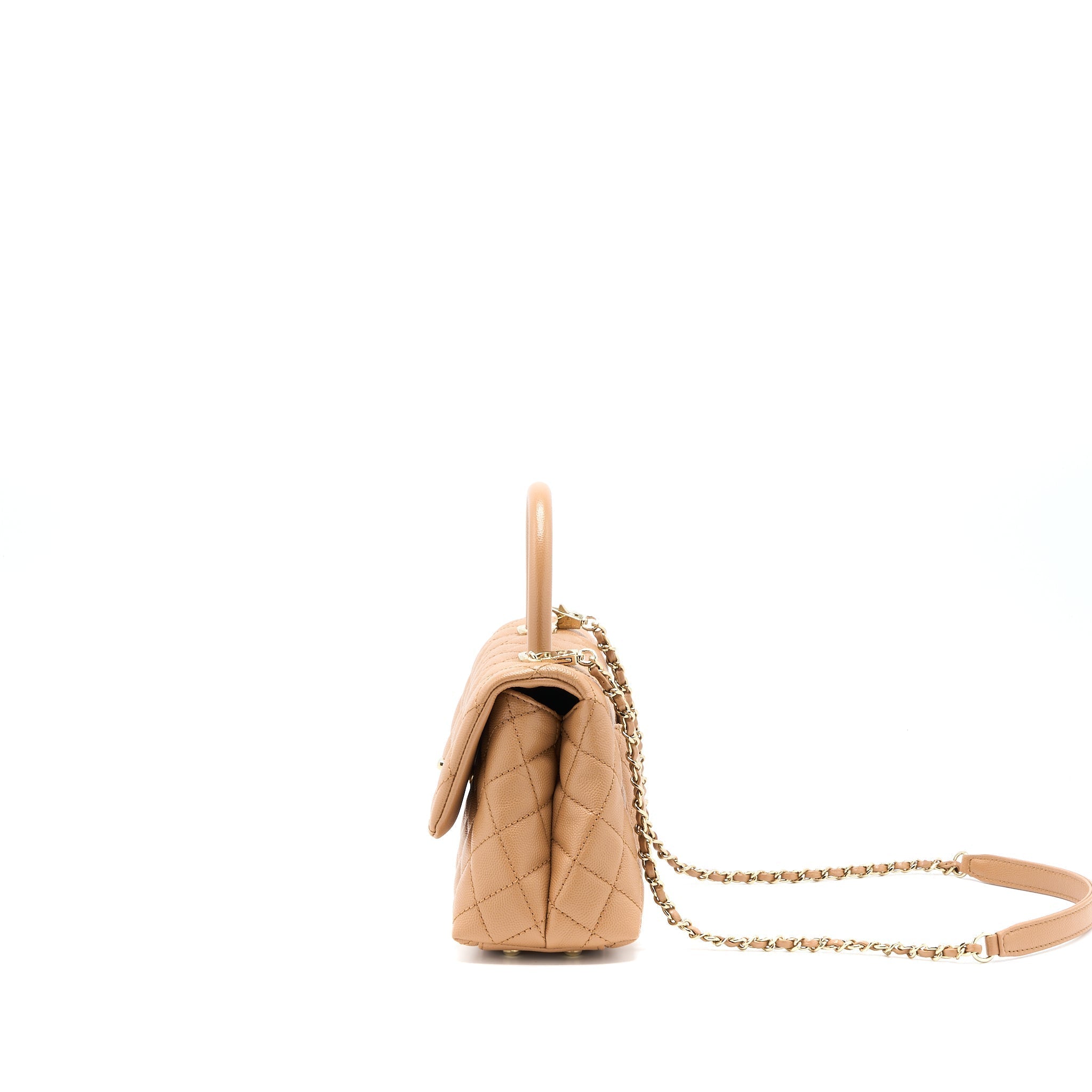 chanel-small-coco-handle-caviar-brown-ghw