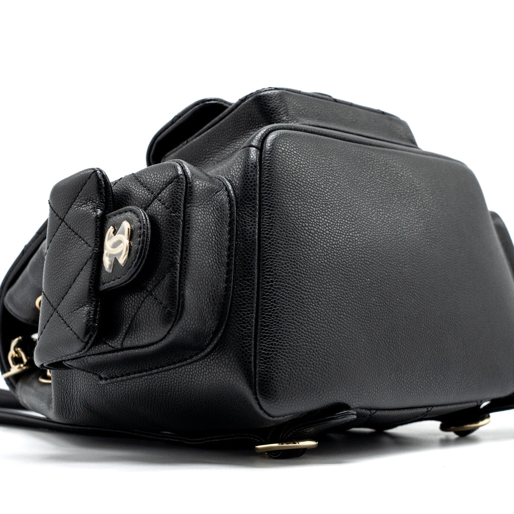 chanel-23k-triple-pocket-backpack-caviar-black-lghw-microchip