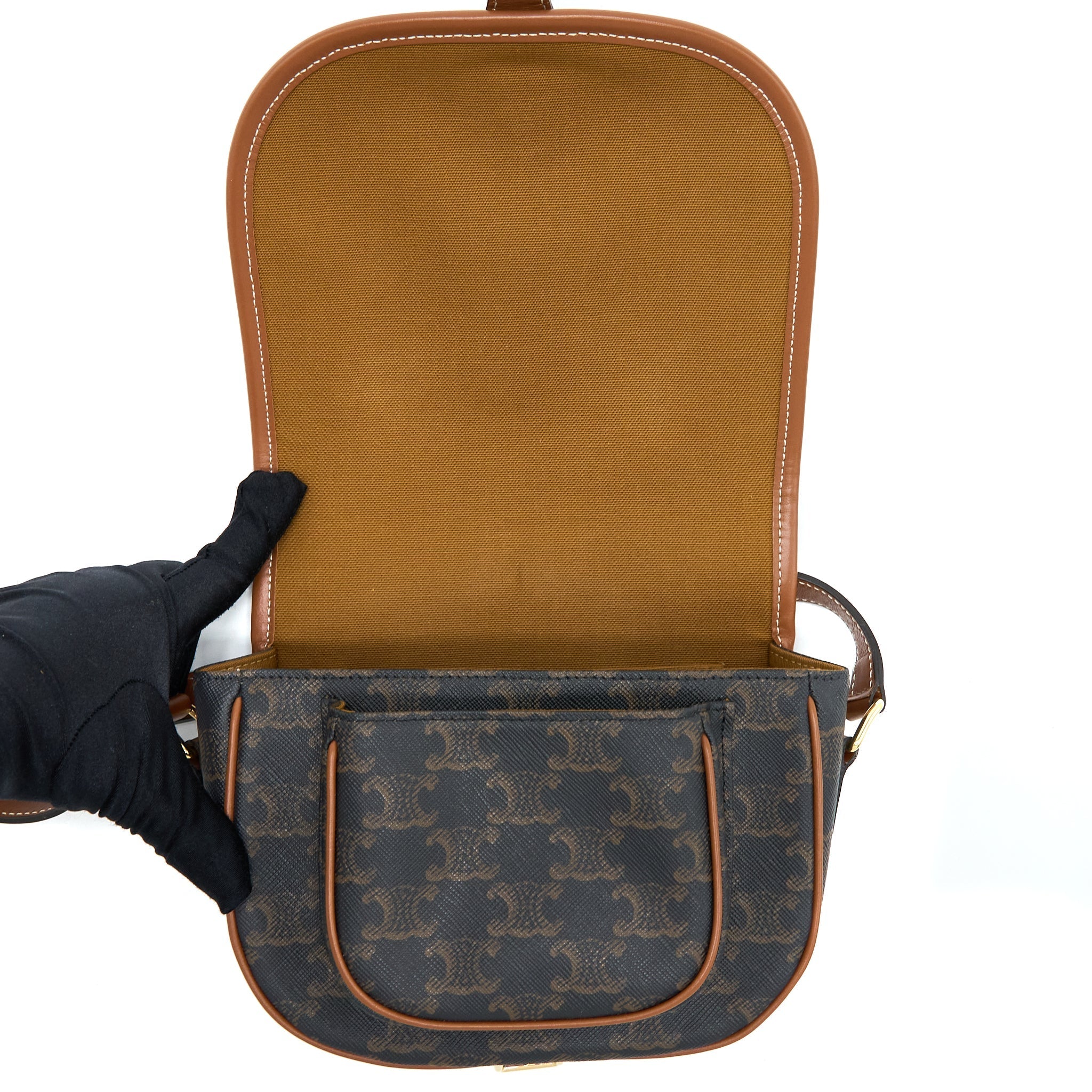celine-folco-medium-triomphe-canvas-bag-ghw-1