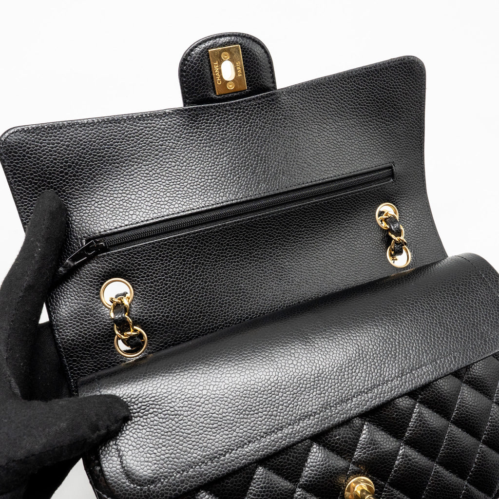chanel-medium-classic-double-flap-bag-caviar-black-ghw-microchip-11