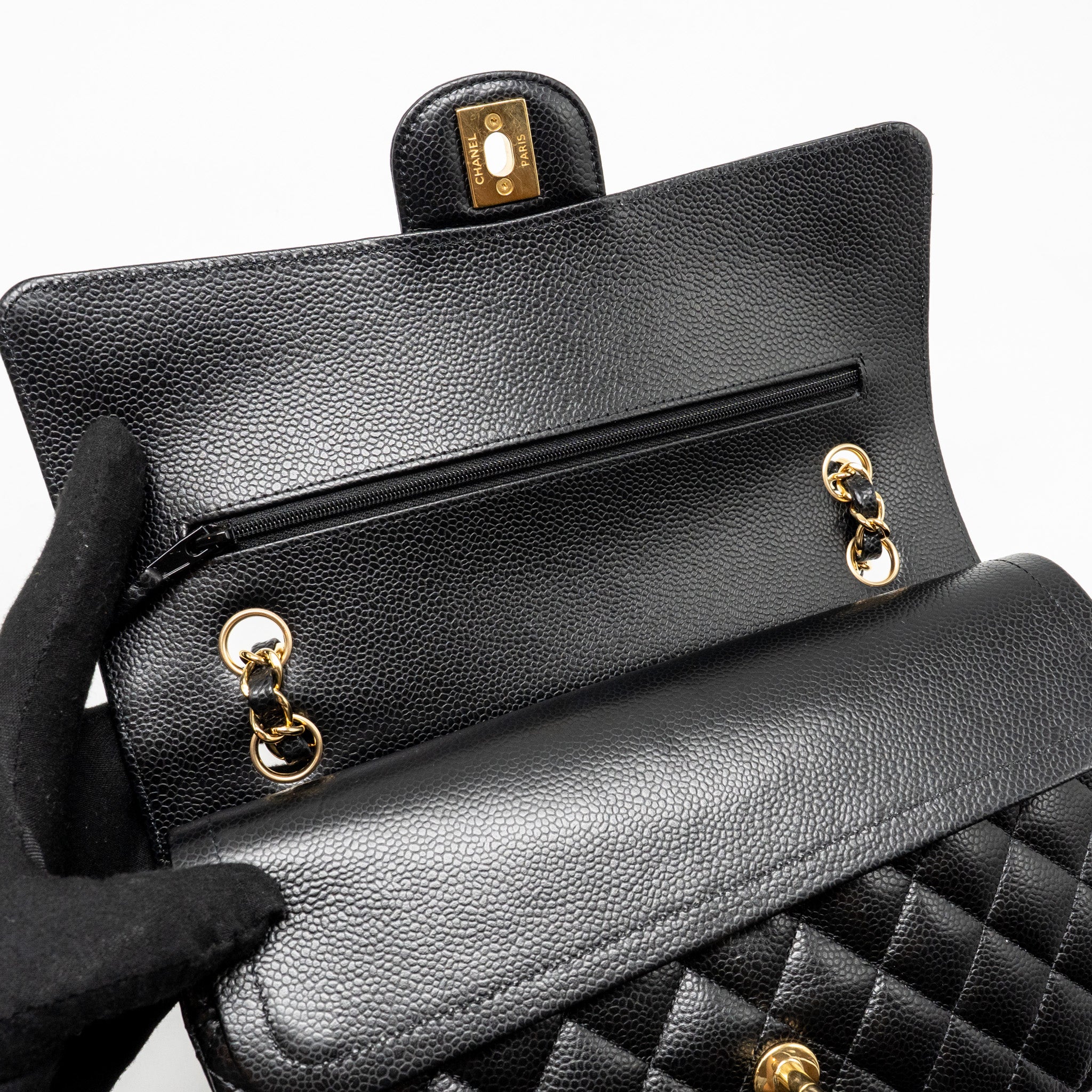 chanel-medium-classic-double-flap-bag-caviar-black-ghw-microchip-11
