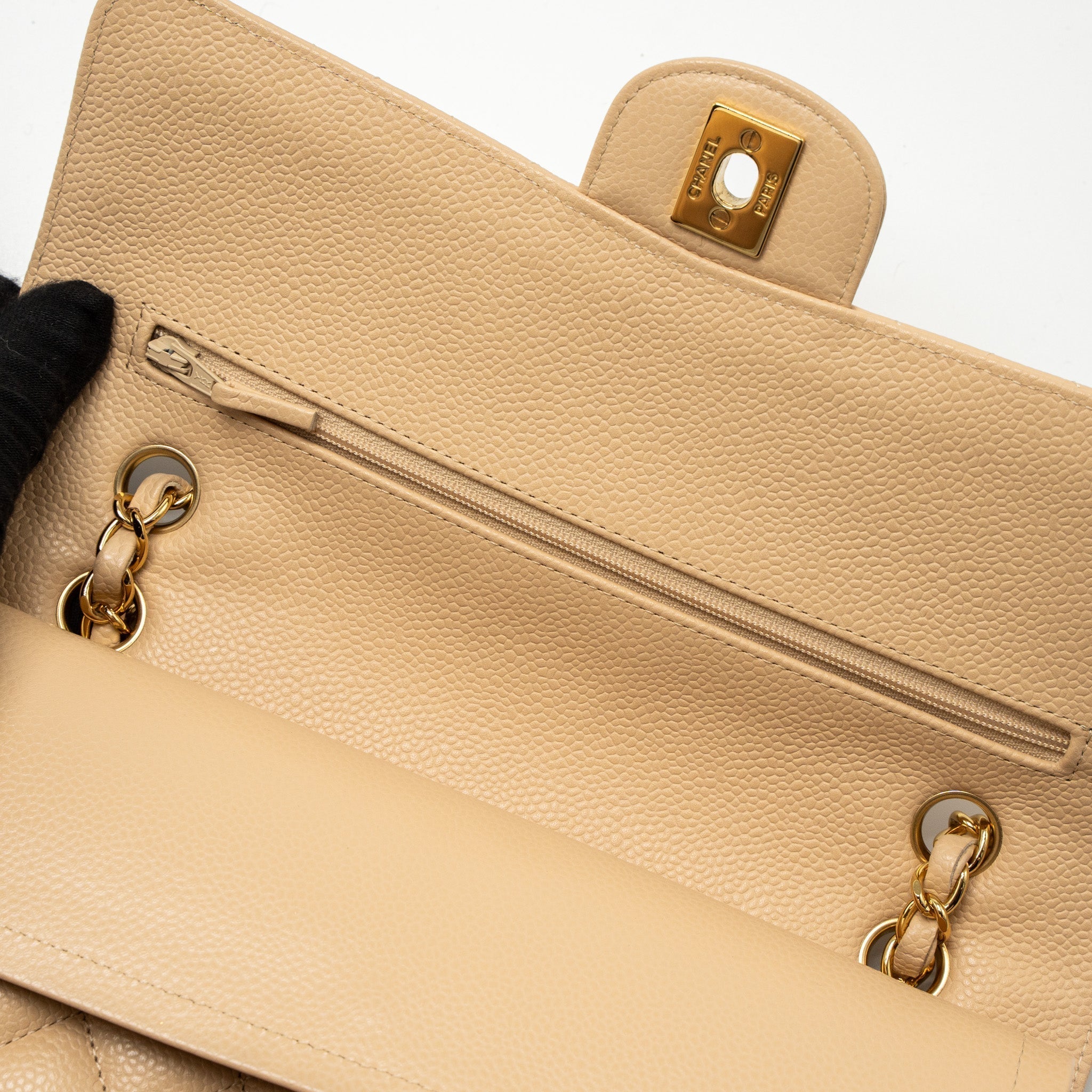 chanel-medium-classic-double-flap-bag-caviar-beige-ghw-1