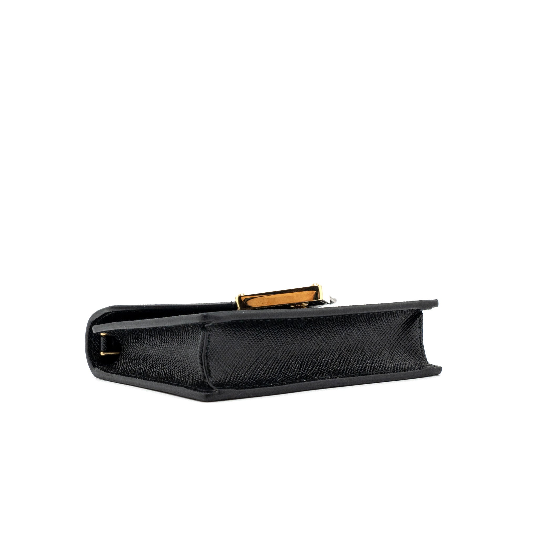 prada-card-holder-with-shoulder-strap-saffiano-leather-black-ghw-copy-1