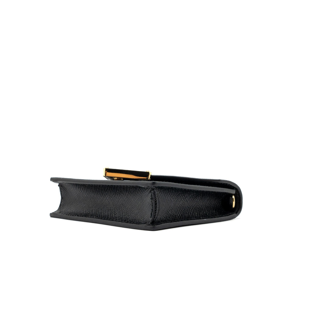prada-card-holder-with-shoulder-strap-saffiano-leather-black-ghw-copy-1