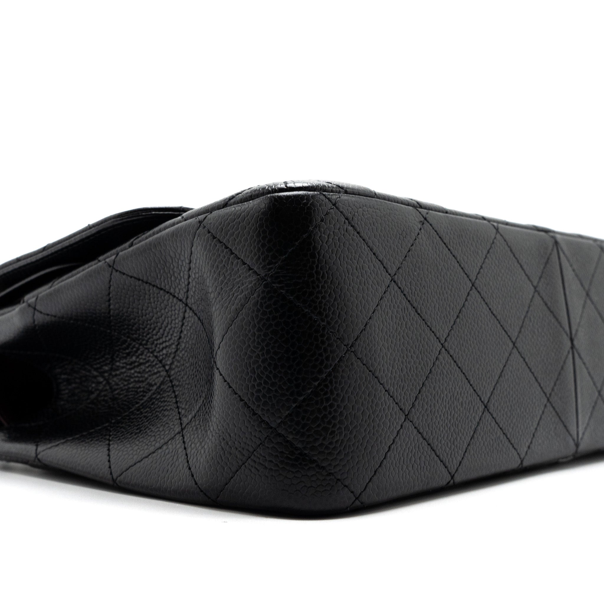 chanel-classic-double-flap-jumbo-caviar-black-shw