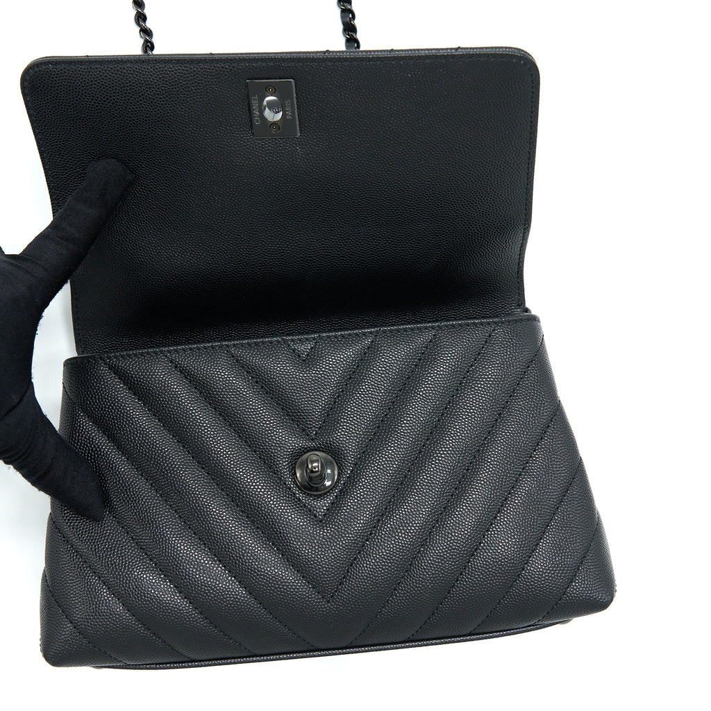 chanel-small-coco-handle-chevron-caviar-so-black