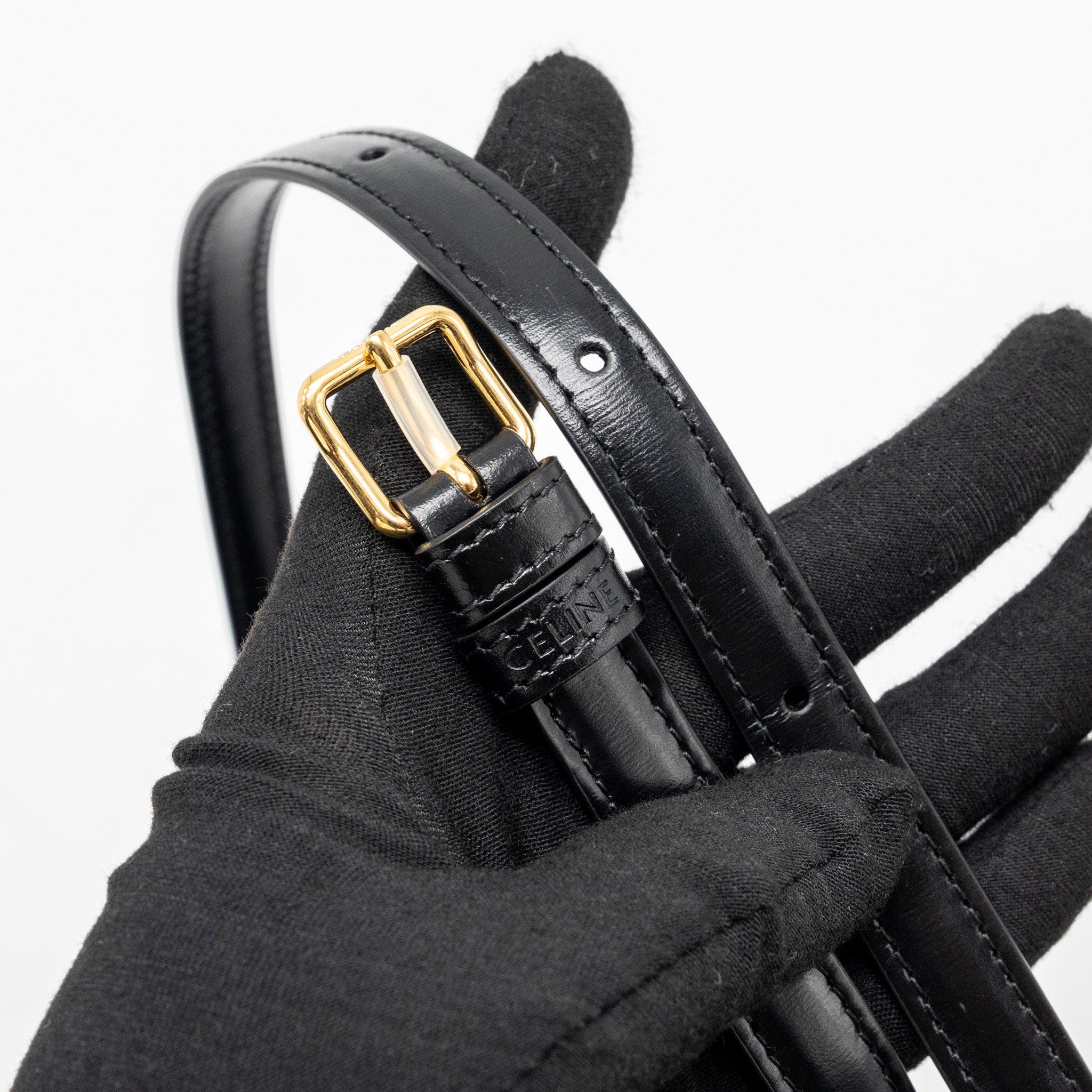 celine-triomphe-shoulder-bag-calfskin-black-ghw-1