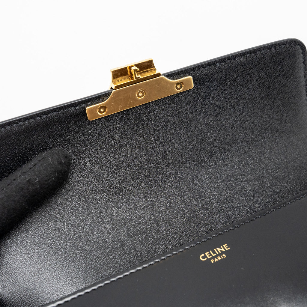 celine-triomphe-shoulder-bag-calfskin-black-ghw-1