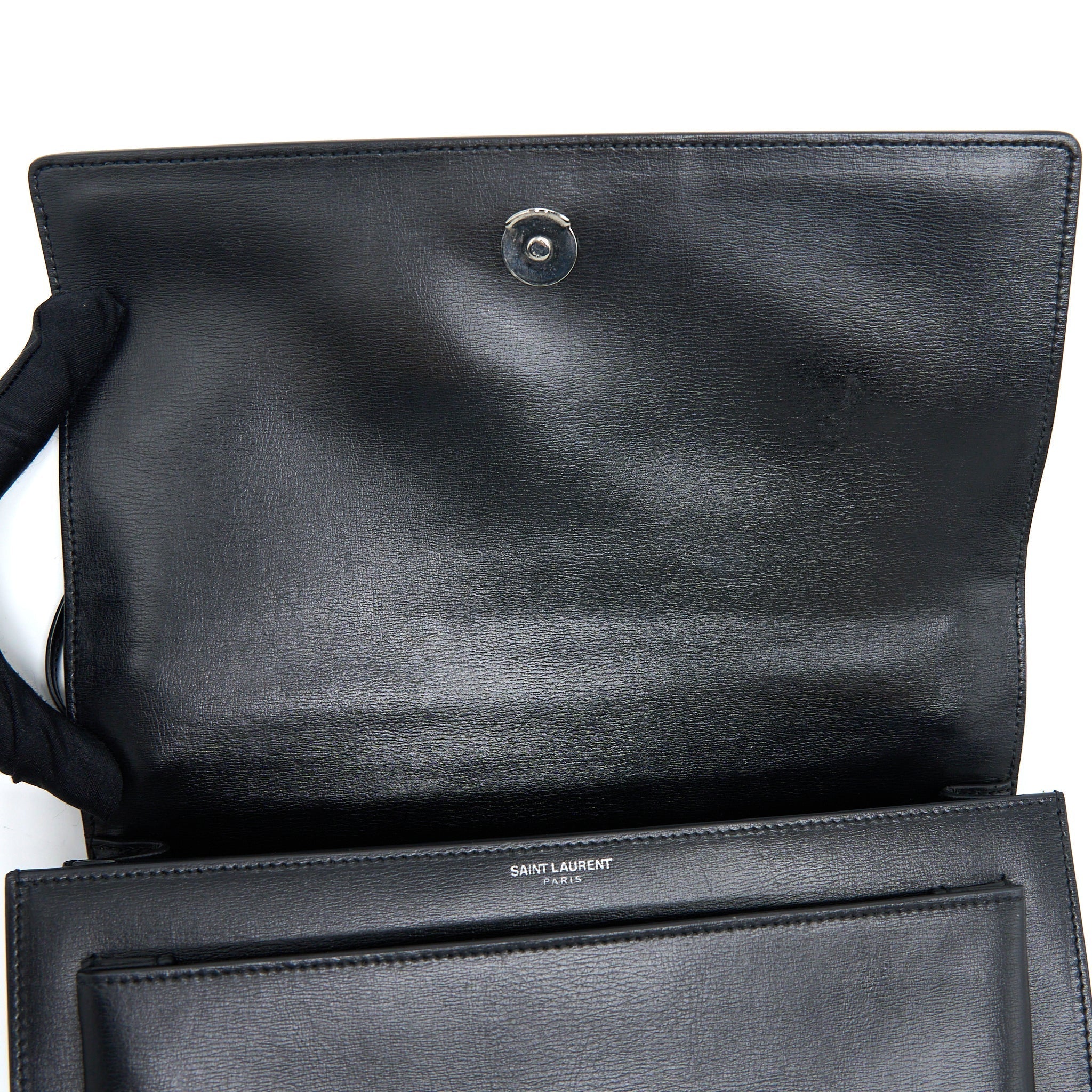saint-laurent-ysl-sunset-large-chain-bag-calfskin-black-shw