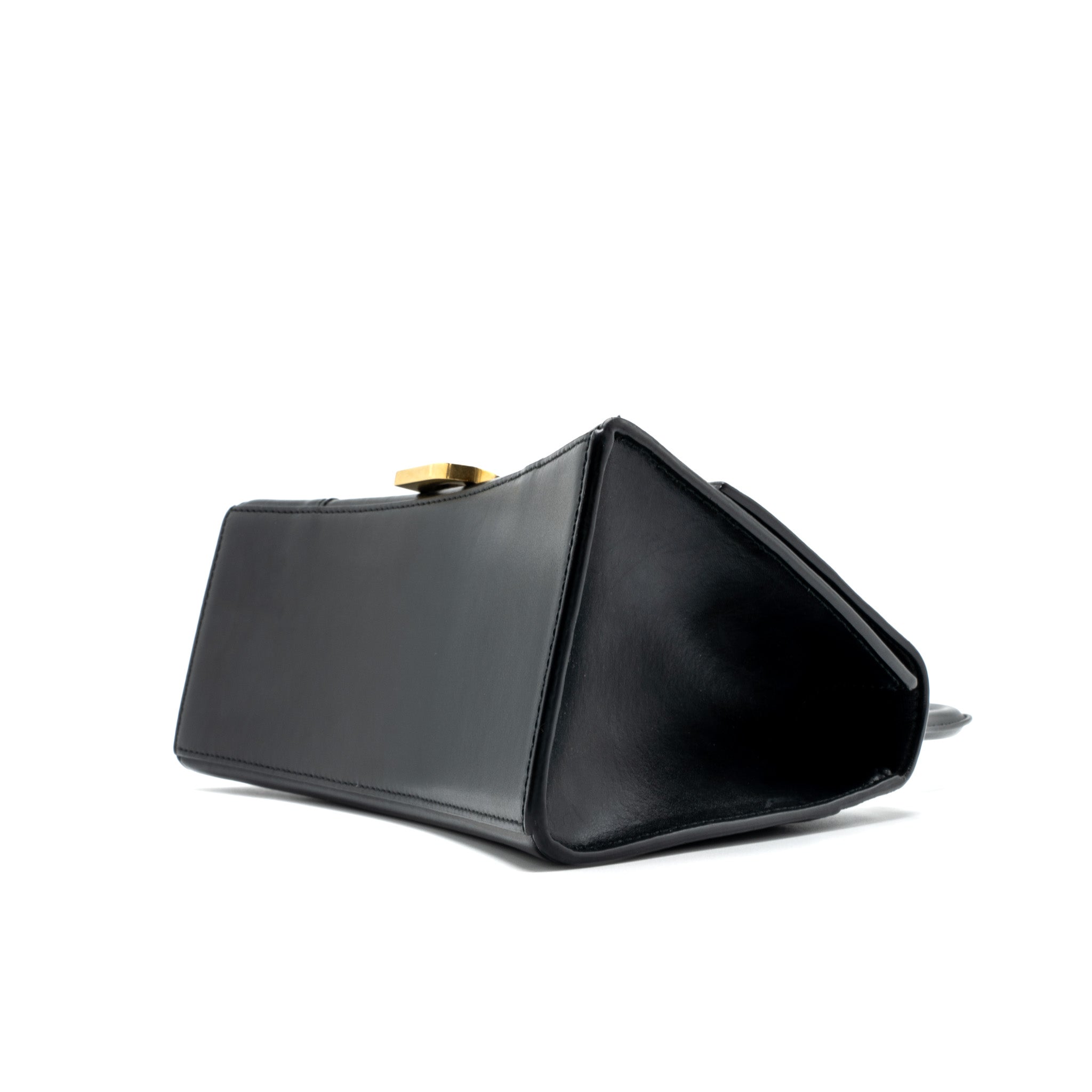 balenciaga-small-hourglass-bag-calfskin-black-ghw