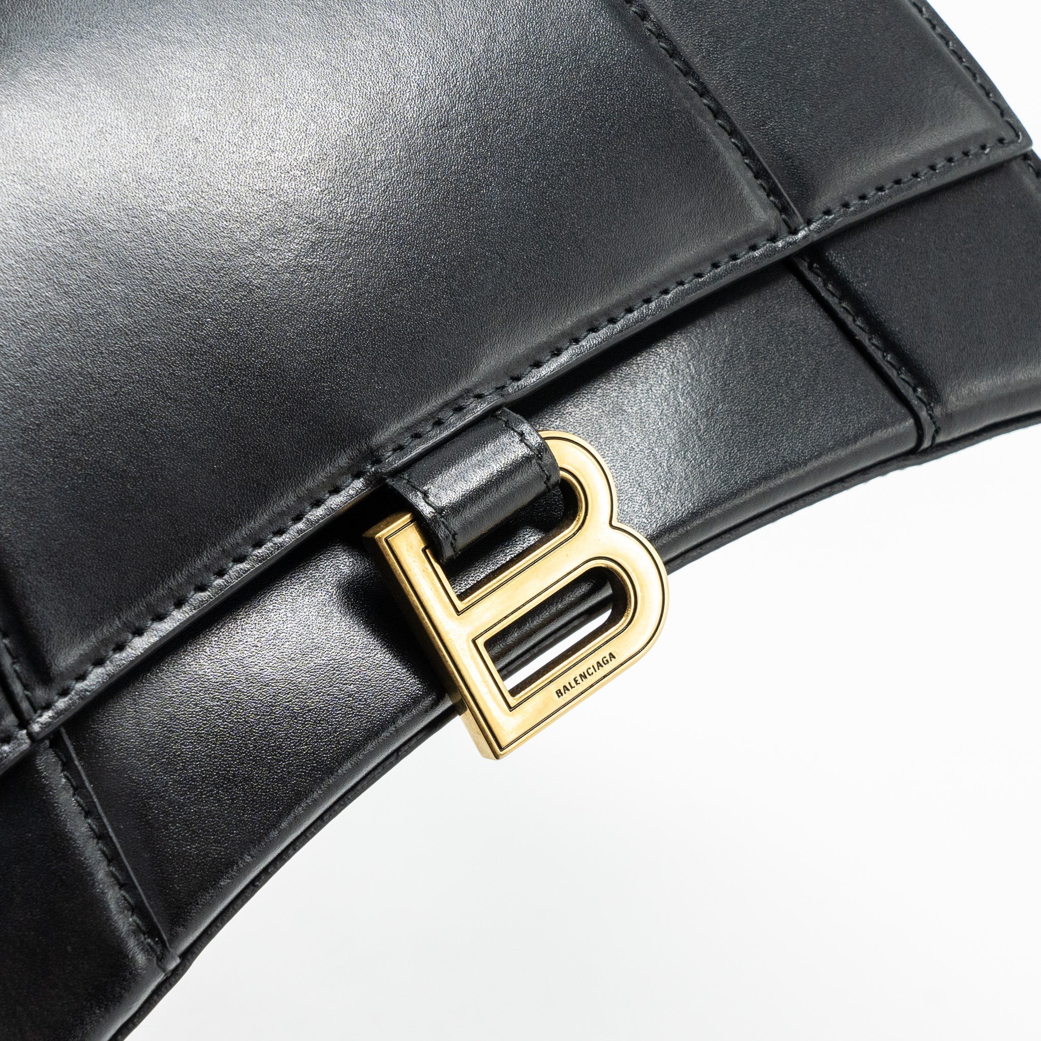 balenciaga-small-hourglass-bag-calfskin-black-ghw