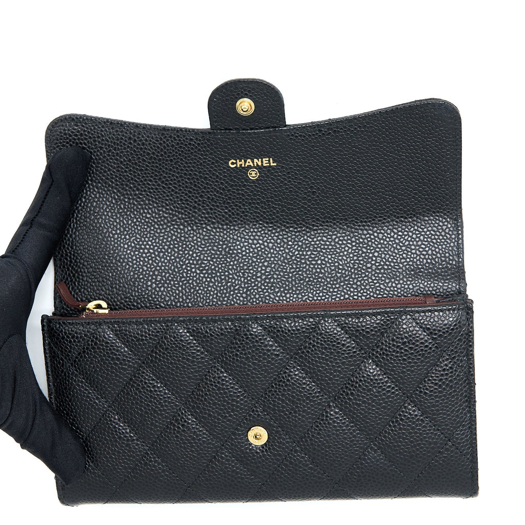 chanel-classic-flap-long-wallet-caviar-black-ghw-1