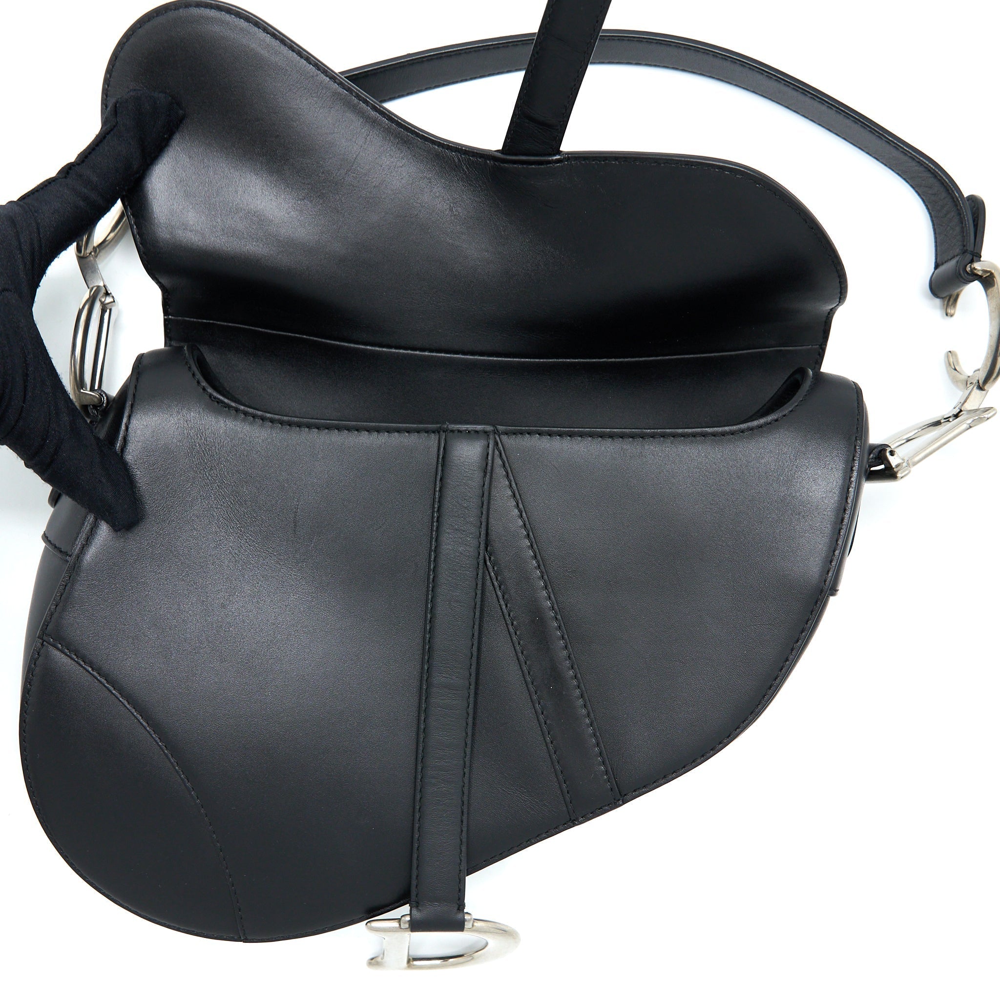 dior-medium-saddle-bag-calfskin-black-shw