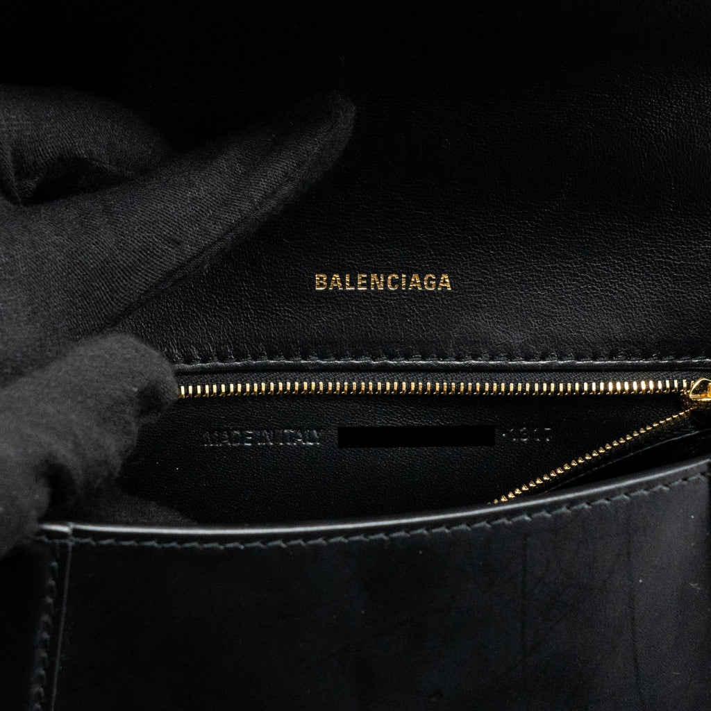 balenciaga-small-hourglass-bag-calfskin-black-ghw