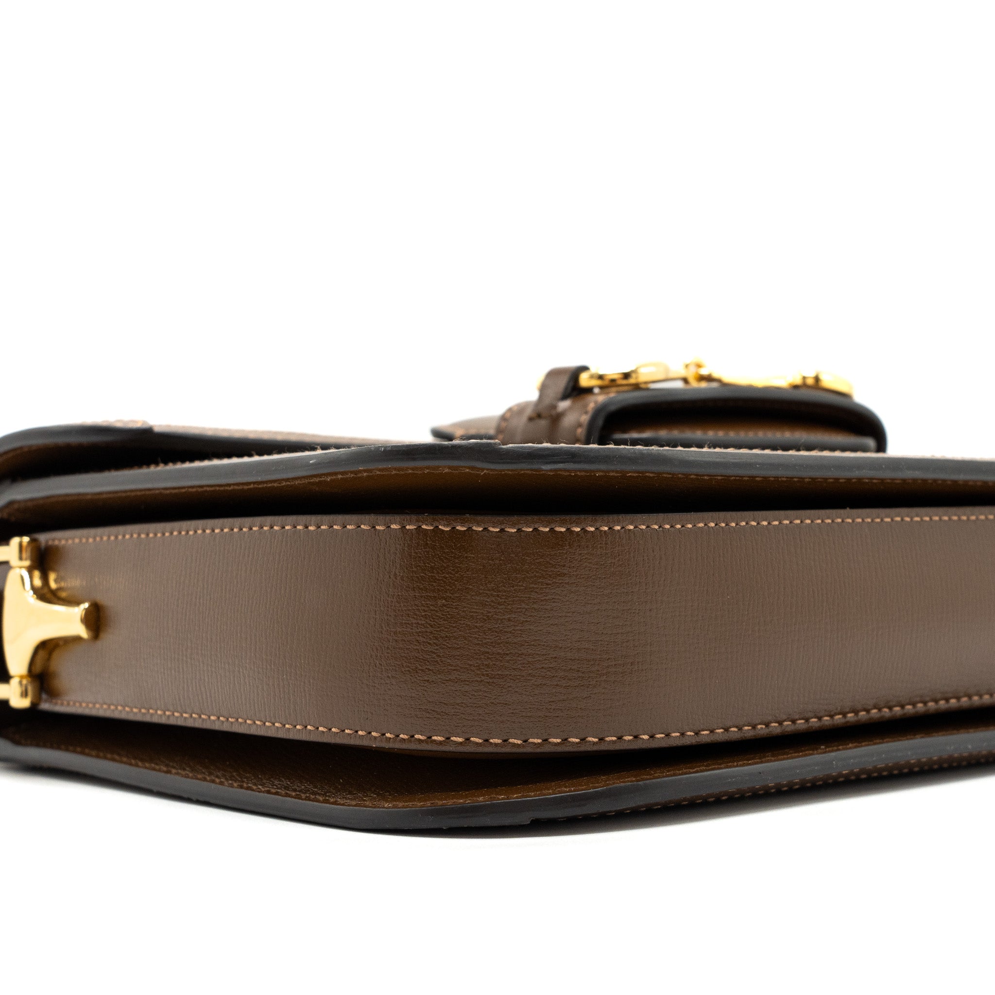 gucci-horsebit-1955-shoulder-bag-gg-supreme-canvas-leather-brown-ghw