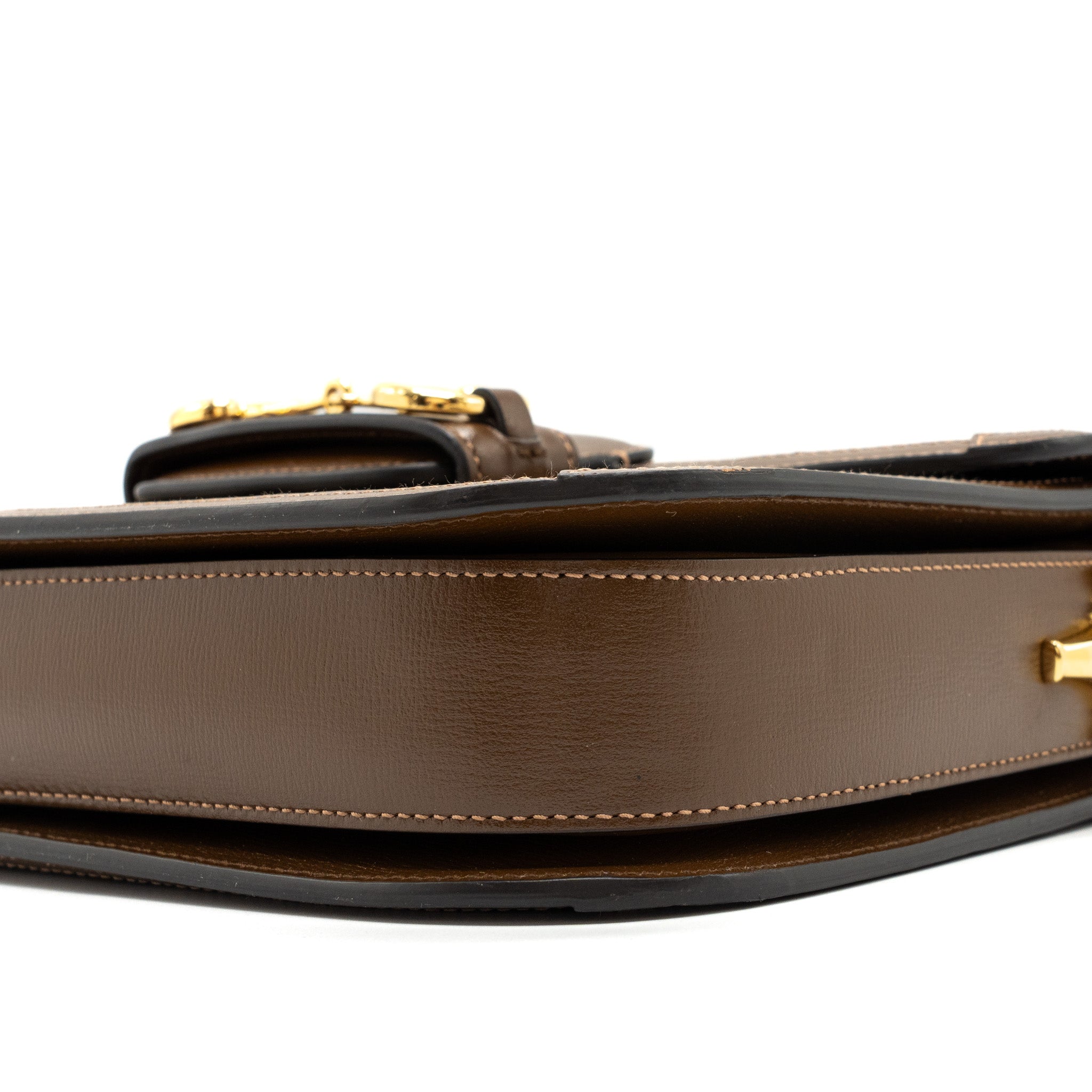 gucci-horsebit-1955-shoulder-bag-gg-supreme-canvas-leather-brown-ghw