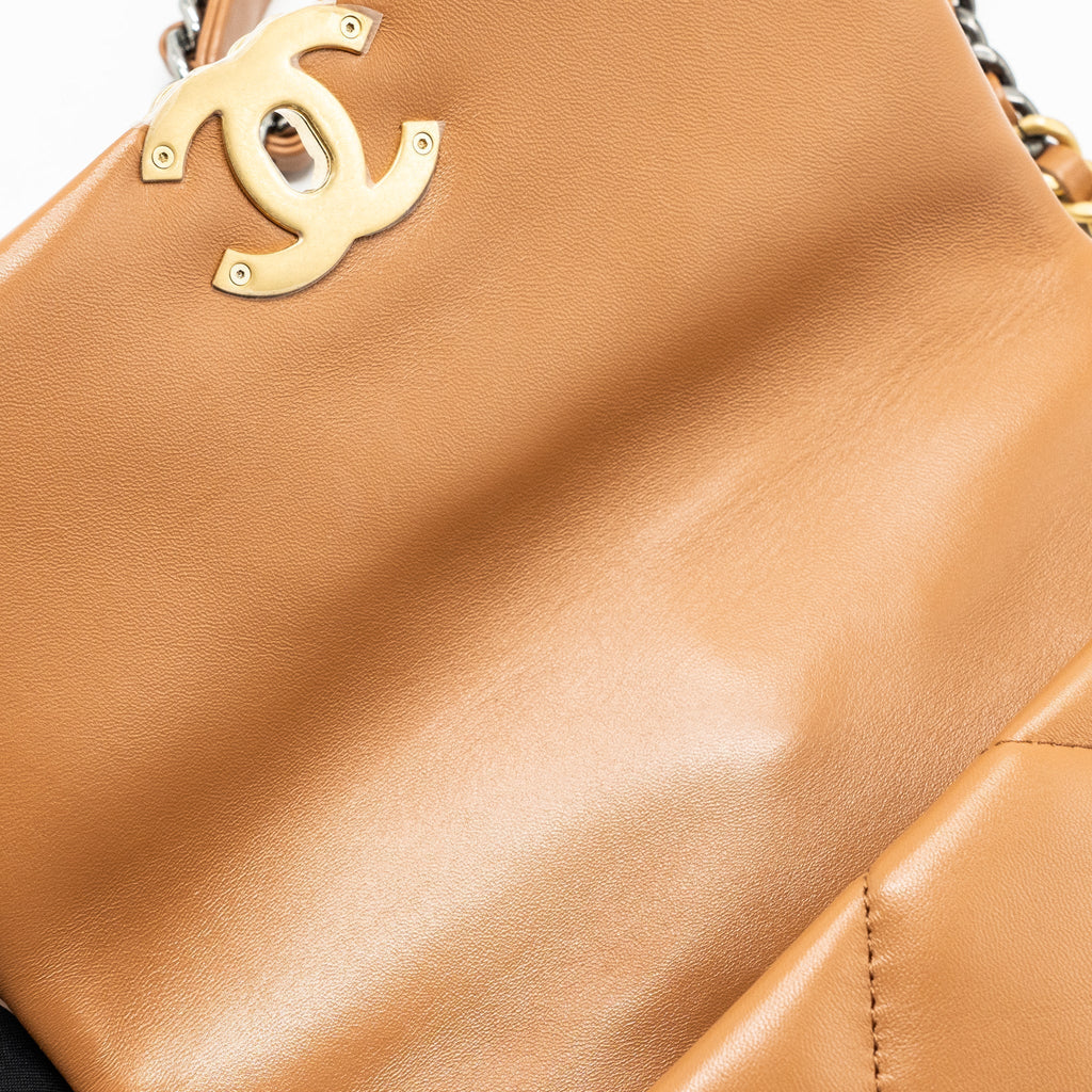 chanel-small-19-bag-lambskin-caramel-multicolor-hardware