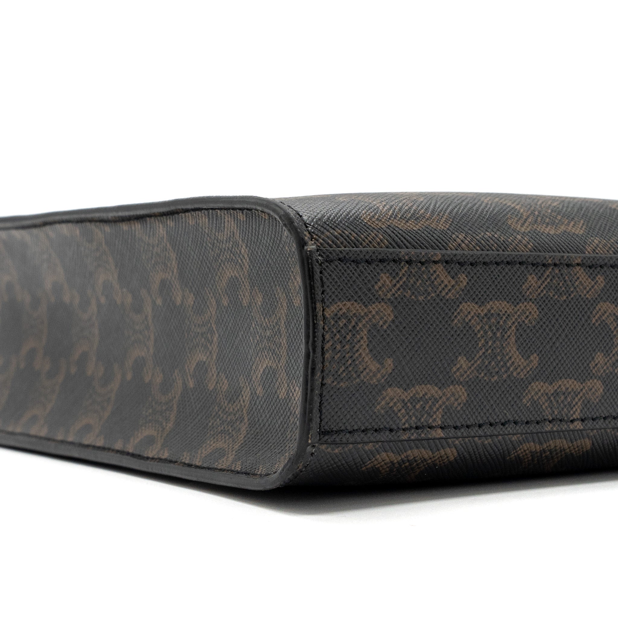 celine-mini-vertical-cabas-triomphe-canvas-brown-ghw-1