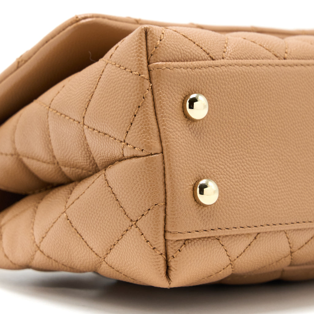 chanel-small-coco-handle-caviar-brown-ghw
