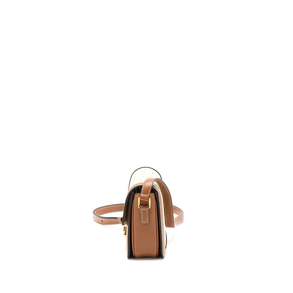 celine-teen-triomphe-bag-triomphe-canvas-calfskin-white-ghw