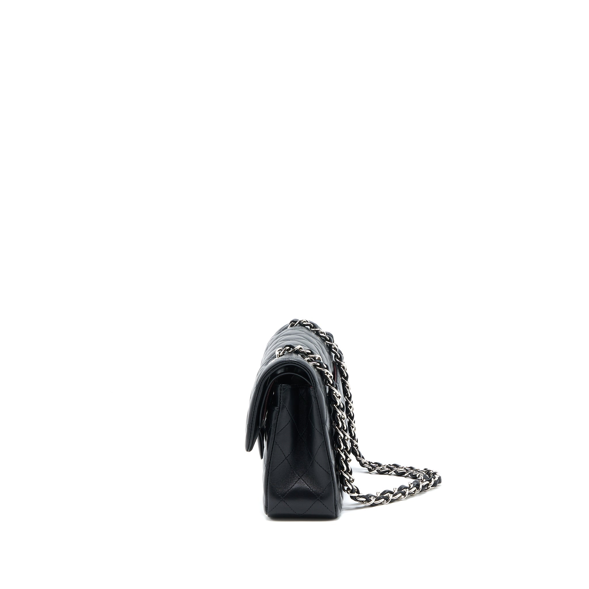 chanel-small-classic-double-flap-bag-lambskin-black-shw-1